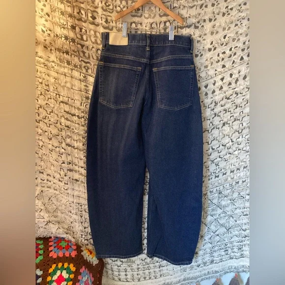 Everlane the way high curve jeans size 27R Barrel leg EUC - Picture 4 of 7